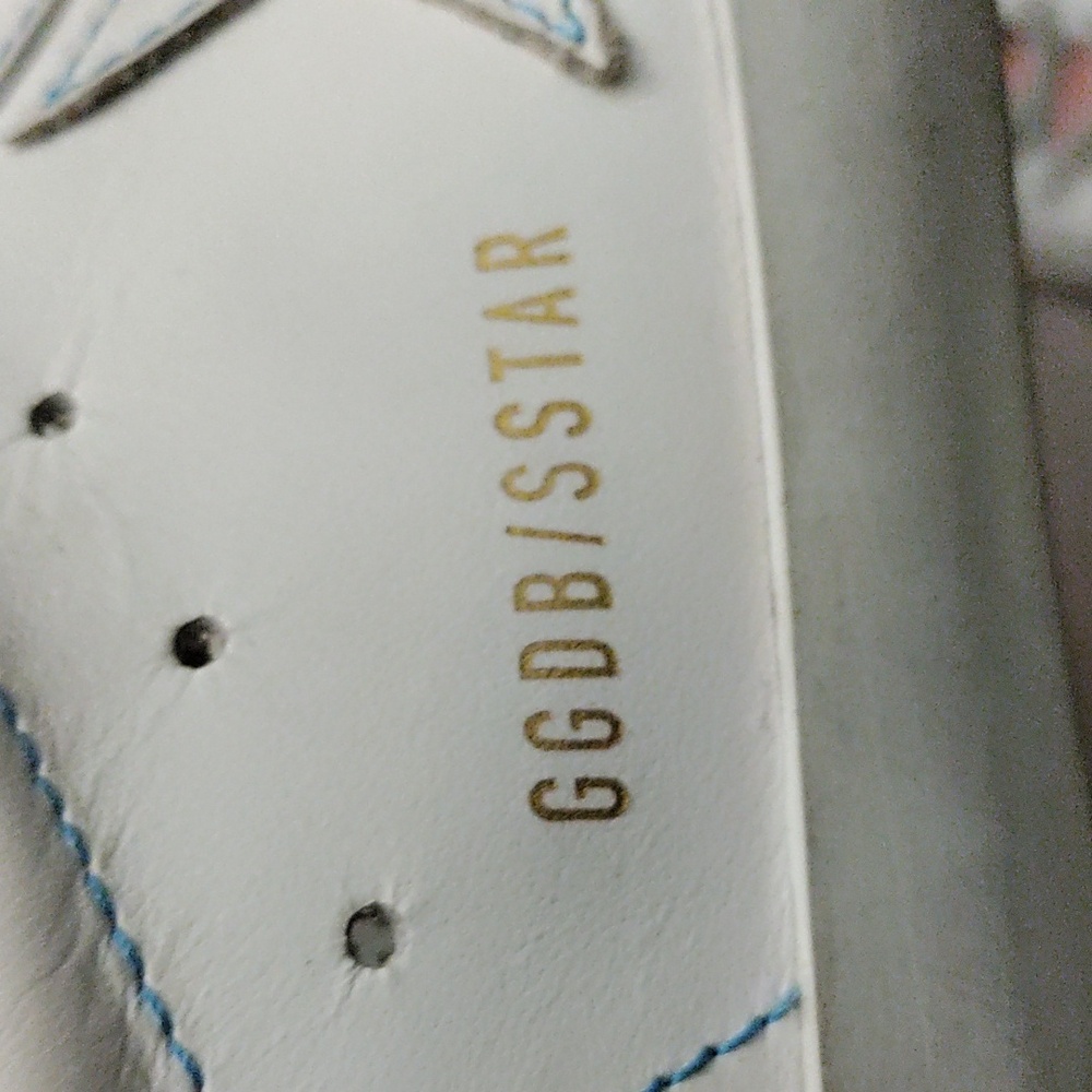 Golden Goose"Superstar" Distressed White Leather/Pink Suede Trainer Sneakers - Picture 7 of 16